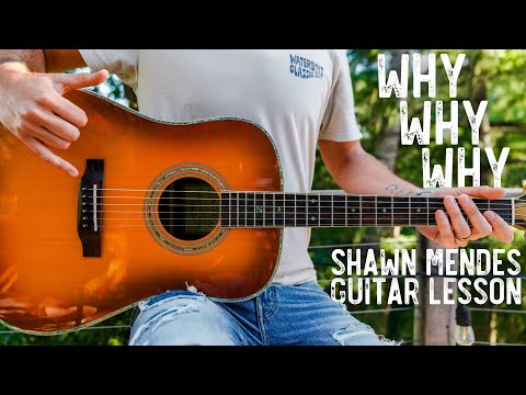 Why Why Why Shawn Mendes Guitar Tutorial // Why Why Why Guitar Lesson #1040