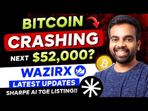 🛑 WazirX Withdrawal Stop Update! | Bitcoin Next $52,000? | Altcoins Bleeding Reason? | Bitcoin Crash