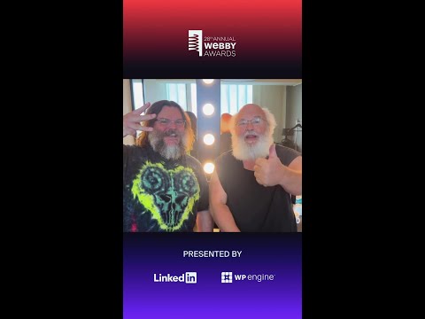 Tenacious D Accept their Webby Award!