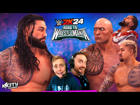 The BLOODLINE Family Gauntlet in WWE 2k24 (Road to WrestleMania 40)