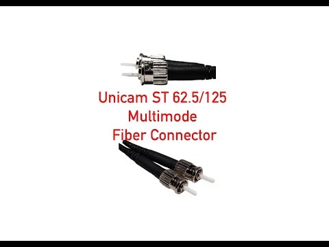 Unicam ST 62.5/125 Multimode Fiber Connector P#4003