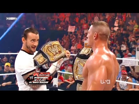 WWE Champion CM Punk Returns To Confront The New WWE Champion John Cena - Summer Of Punk II -7/25/11