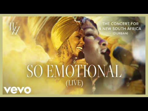 Whitney Houston - So Emotional (The Concert for a New South Africa (Durban) - LIVE)