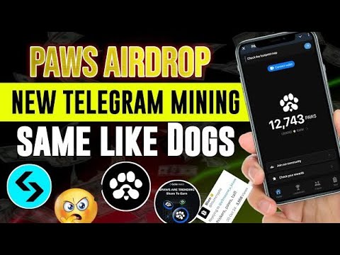 PAWS new project _telegram bot_Airdrop updates_Dogs 🦴 Notcoin📀 project PAWS