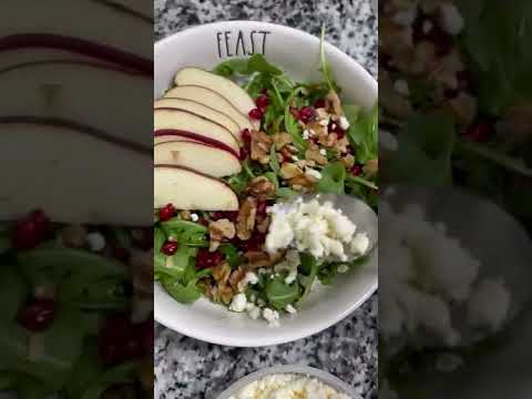 Walden Farms Apple Chicken Pomegranate Salad With Onion Dressing