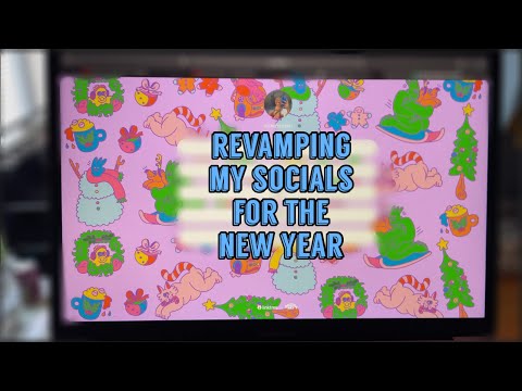 vlog: revamping my socials || vlogmas day eighteen