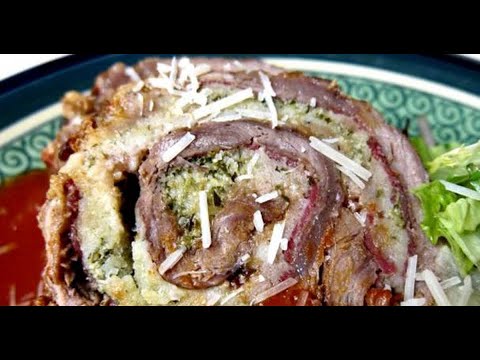 BEEF BRACIOLE - SHRIMP STUFFED ITALIAN BEEF ROLL