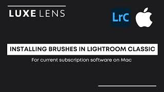 How to Install Local Adjustment Presets in Subscription Lightroom Classic - Mac