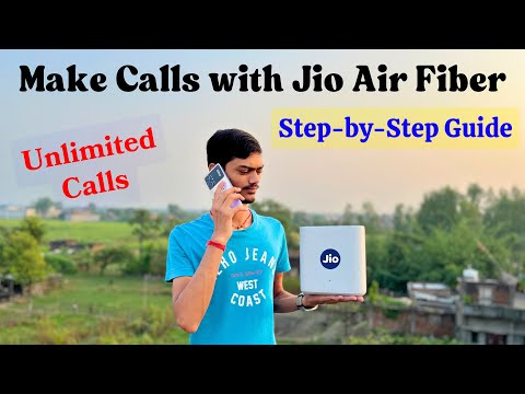 How to Make Calls with Jio Air Fiber Step-by-Step Guide | How to Make Voice & Video Calls #jio