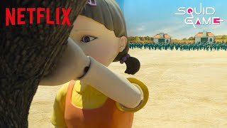 Squid Game | 3-Minute Recap：Red Light, Green Light Scene | Netflix [ENG SUB]