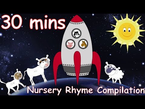 Zoom, Zoom, Zoom, We're Going To The Moon! And lots more Nursery Rhymes! 30 minutes!