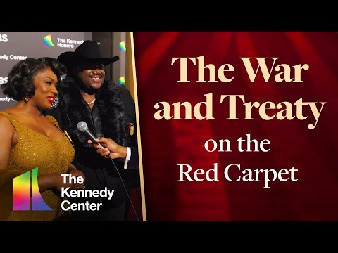 The War and Treaty on the 2024 Kennedy Center Honors Red Carpet