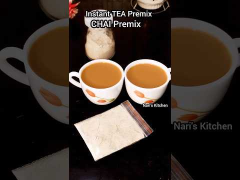 Chai Tea Premix Powder Recipe - Just Add Hot Water | Quick Travel Tea Mix Powder #Shorts #ytshorts