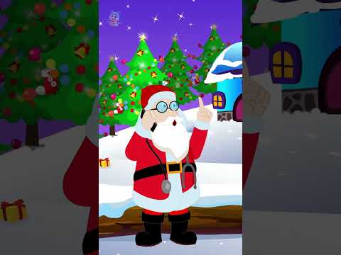 Five Fat Santa's #shorts #nurseryrhymes #kidssongs #preschool #christmas #merryxmas