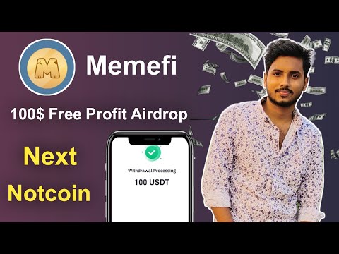 Next Notcoin 100$ Free Profit Airdrop ! Same Notcoin Airdrop ! Memefi Mining Airdrop !