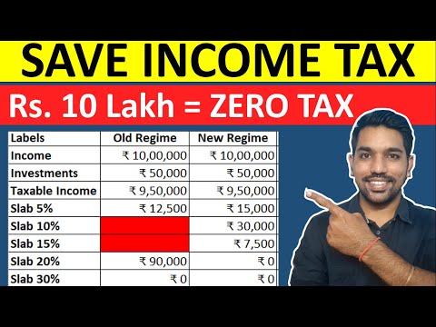 Tax Saving Tips with Old Tax Regime | No Tax on Rs. 10 Lakh Income [Calculation]