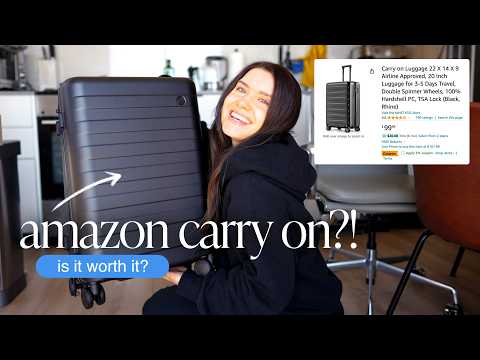 Affordable AMAZON LUGGAGE - is it worth it?! 🤑 NinetyGo Rhine Pro Carry On Review