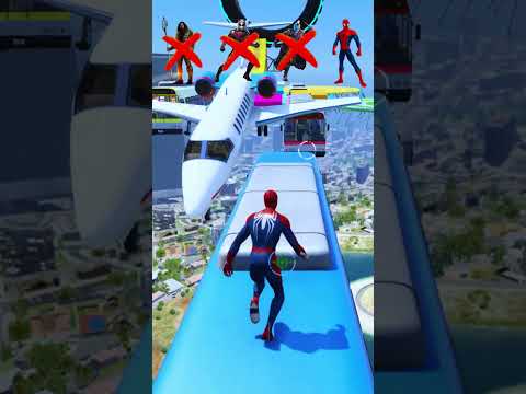 Who is the Best Hero?  Ep 205 #spiderman #short  #gta5