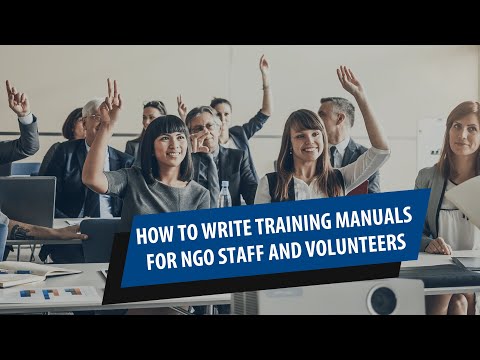 How to Write Training Manuals for NGO Staff and Volunteers