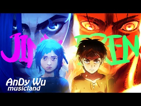 ENEMY x MY WAR | ATTACK ON TITAN x ARCANE (Eren vs. Jinx) [MASHUP]