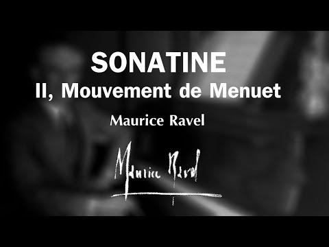 Maurice Ravel - Sonatina, Sonatine:  II, Mouvement de Menuet - Alice Ader, piano