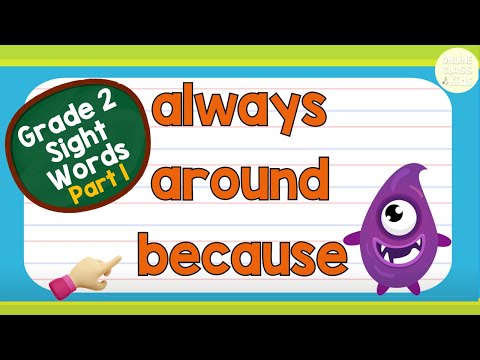 Sight Words - Grade 2 Level 1 | Practice Reading | Basic English Words | Learn How to Read