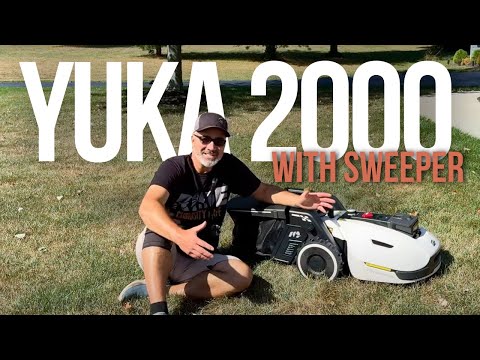 THIS ROBOT MOWS MY LAWN AND SWEEPS MY LEAVES! MAMMOTION YUKA 2000 3D ROBOTIC LAWNMOWER REVIEW