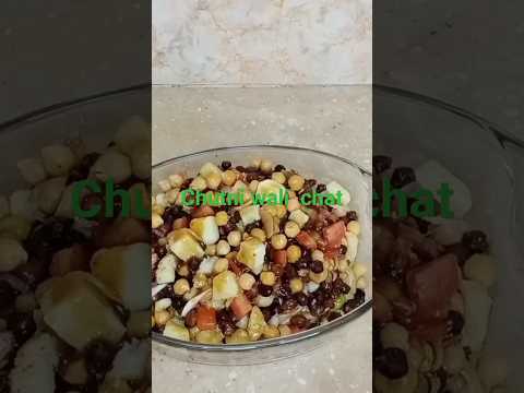 how to make chutni chat? /easy way to make chana chaat #chanachaat #easyrecipe #quickrecipe #try