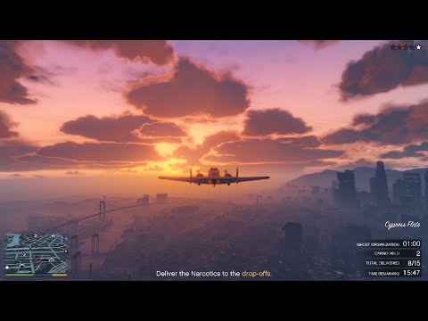 GTA Online - Selling 50 Hangar Crates Solo in a Populated Lobby (Triple Money Event; $2,847,600)