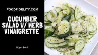 Simple Delicious Cucumber Salad