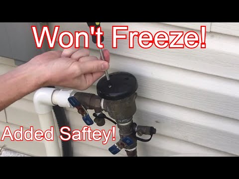 Winterize Backflow Preventer (BONUS STEPS)