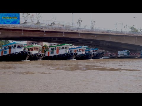 Khaosan Road  Phra Arthit Pier to BTS Sathorn Pier on the Chao Phraya River   Bangkok Thailand