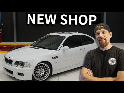 Getting my Dad's M3 road ready at the new shop