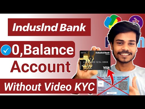 Without Video KYC | Indusind Bank Zero Balance Account Opening Online 2024 |