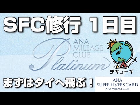 【SFC修行】全8日間でプラチナ会員へ！1日目『ドキドキわくわくの修行僧デビュー』