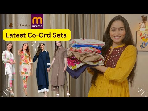 Latest Co-ord Sets haul #meesho