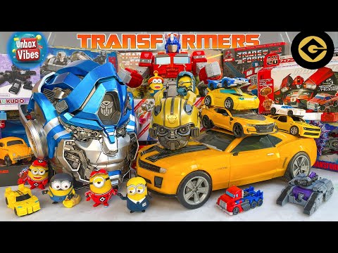 Satisfying with Unboxing TRANSFORMERS ONE STEP Toys 🍌DESPICABLE ME 4 x BUMBLEBEE x Every MINIONS