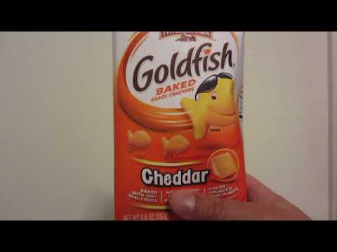 Cheddar Gold Fish Crackers Review