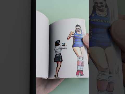 Very Tall Girl - Flipbook #Creativity #Flipbook #shorts