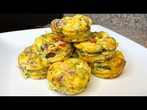 Mini Egg Frittatas | Easy Breakfast Recipes for On The Go