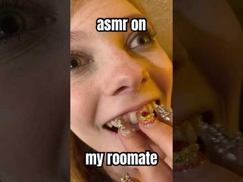 this was really weird for both of us #asmr #asmrtriggers #fypage