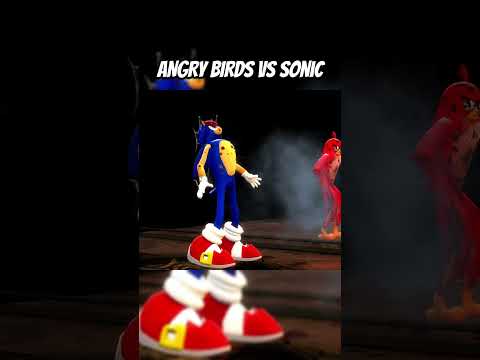 ANGRY BIRDS vs SONIC #cercadevelho #angrybirds #sonic #shorts