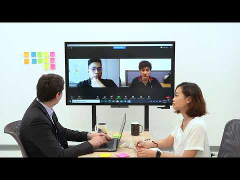 BenQ DuoBoard IFP Demo – Video Conference