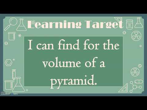 Grade 6 Math: Volume of a Pyramid