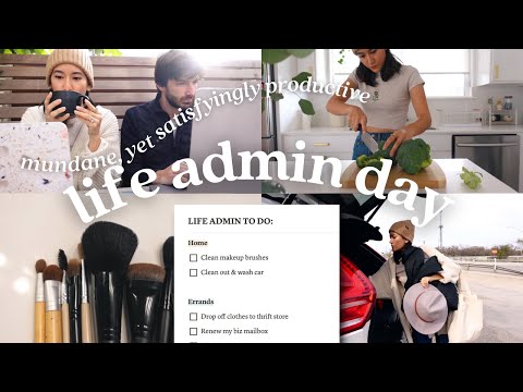 Life Admin Day Vlog | Productive Day, Getting Things Done