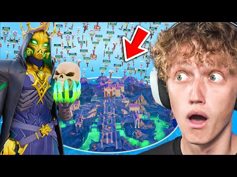 I Got 100 Players To Land At The UNDERWORLD In Season 2 Of Fortnite! (INSANE)