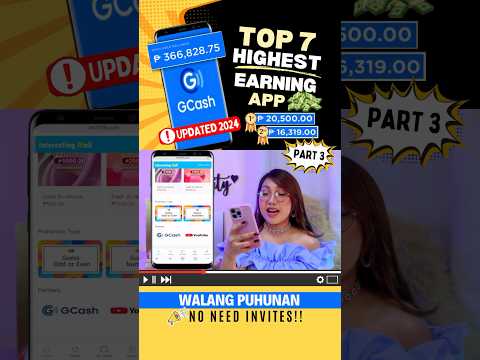 TOP 7 LEGIT AND HIGHEST EARNING APP 2024 | I EARNED P20,500 IN 1 APP WITH OWN PROOF GCASH & PAYPAL