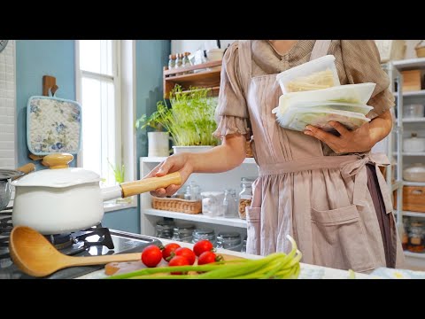 Menu using homemade frozen vegetable mix | Daily life of Japanese housewives