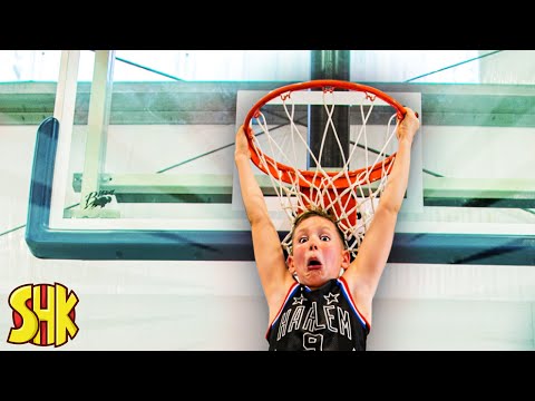 Basketball Madness Brother's Trick Shots!  SHK Basketball Videos Compilation