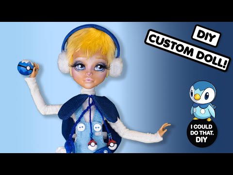 Pokédoll: Gym Leader Edith!!! Custom Doll Repaint!!!